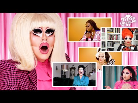 Trixie REACTS to Other Queens Reading Her Online! 📚📖