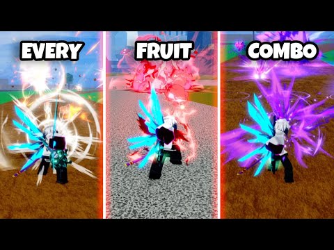 One Shot Combo With Every Fruit In Blox Fruits (Update 28)