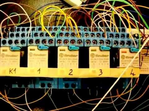 Registro a scorrimento con relè