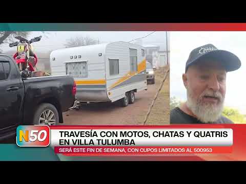 TRAVESÍA CON MOTOS, CHATAS Y QUATRIS EN VILLA TULUMBA