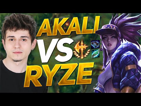 ELWIND | AKALI İLE RYZE KARŞISINDA NASIL OYNANIR? | Akali vs Ryze