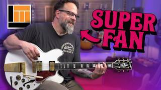 Rush SUPERFAN Plays the Epiphone Alex Lifeson Signature 1976 ES-355 🤩