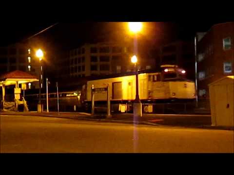 HD Amtrak 699 with extra equipment at Haverhill Station 11/23/2014