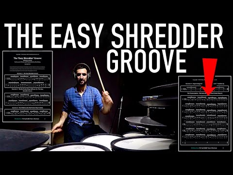 The Easy Shredder Groove - 4 Exercises + An Epic Transcription - NO TALKING!