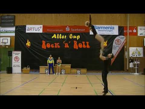 Lucy Wiedemaier u. Andreas Meier, Rock´n´Roll A-Klasse Akrobatik, Aller-Cup, 10.11.18