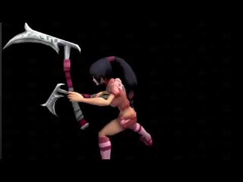 Akali All star skin model 3d