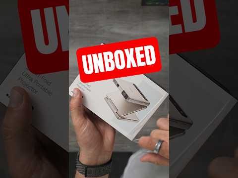 Aurzen Zip Tri-Fold Projector - UNBOXED