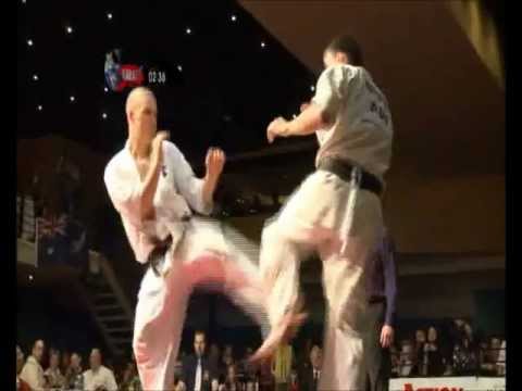 Zsolt Balogh vs Roman Nesterenko - Karate World Challenge 2011