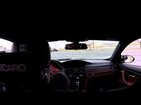 Some fun on a rainy skid pad