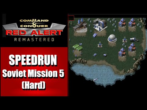 SPEEDRUN: Command and Conquer Red Alert Remastered - Soviet Mission 5 (Hard)