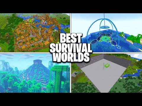 INSANE Survival Worlds in Minecraft Hub!