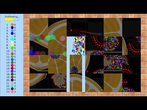 Puzzle Crush - Proliferation Survival Marble Race in Algodoo
