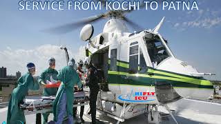 Get Book Minimal-Price Air Ambulance Service from Kochi to Patna