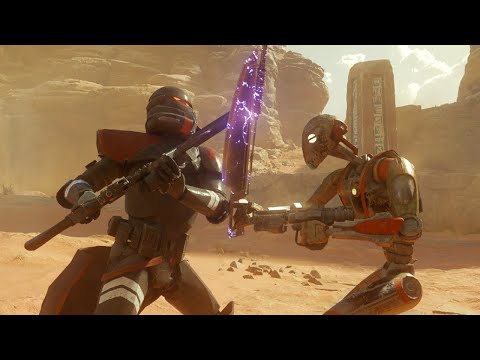 Commando Droids VS Purge Trooper Commanders - Star Wars Jedi Survivor NPC Arena Wars