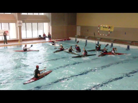 Canoe polo  ,,Alytus Cup 2018' 'U-17  FINALS KS Powisle Warszawa - Alytaus SRC