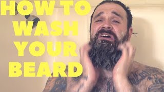 How to wash your beard and take care of it afterwards