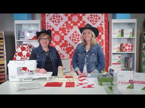 Make a Swan Square Dance Quilt Using the GO! Qube