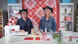 Make a Swan Square Dance Quilt Using the GO! Qube