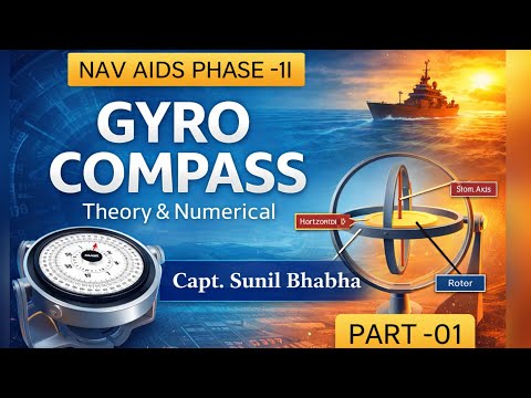 GYRO COMPASS PART 01 | Phase-II Nav Aids Free Gyroscope | Chief Mate | Capt. Sunil Bhabha