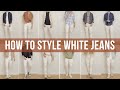 12 Casual Outfits Styling White Jeans | Mens Spring & Summer Style