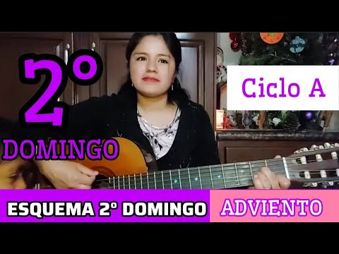 ESQUEMA 2° DOMINGO DE ADVIENTO CICLO A / Isa Villalobos 