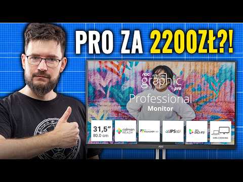 Najbardziej opłacalny monitor dla grafika?! Test AOC U32U3CV