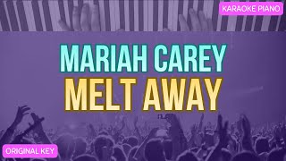 Melt Away | Mariah Carey | Acoustic Piano Karaoke (Original Key)