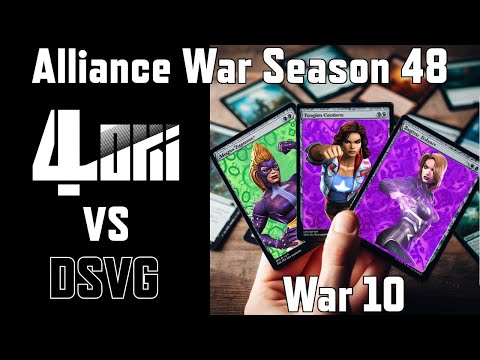 Alliance War Season 48 War 10 - 4Loki vs DSVG