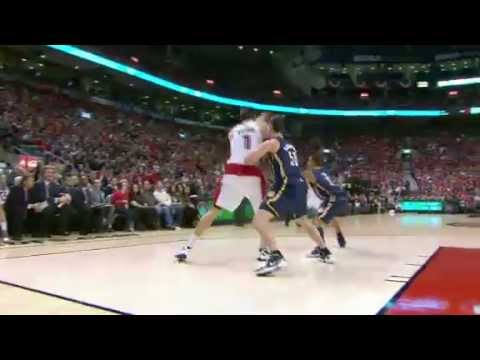 Bargnani Assist to James Johnson - Dec 28th 2011