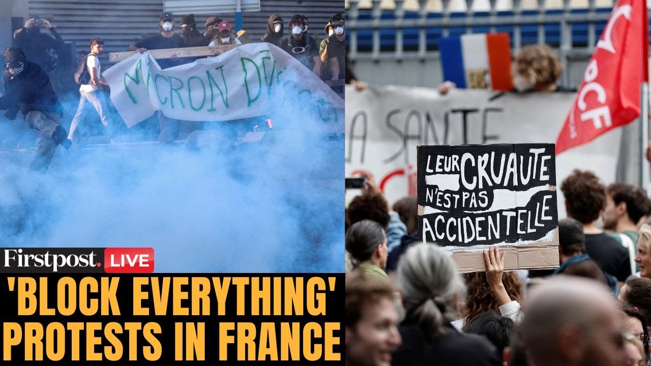 France Protests LIVE: French Police Arrest Dozens in 'Block Everything' Protests | N18G