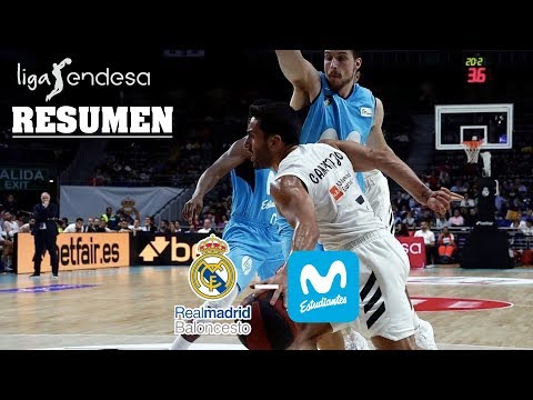 Real Madrid - Movistar Estudiantes (109-92) RESUMEN // Jornada 31 Liga Endesa