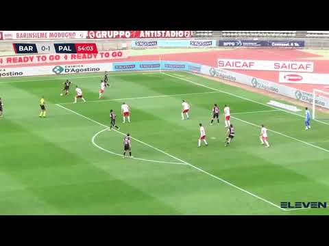 Appena entrato santana segna il 0-2 bari - Palermo