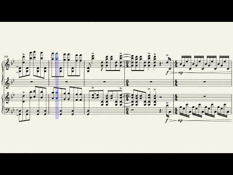 Bluecoats 2022 Marimba Transcription