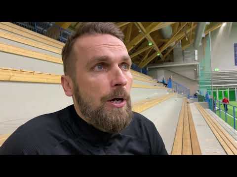 Jani Honkavaara Ilves - SJK harjoituspelin jälkeen