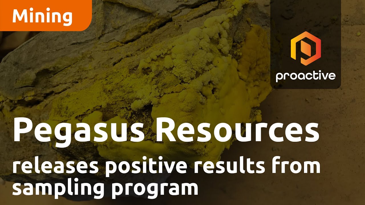 Pegasus Resources releases positive results from sampling program at Energy Sand in Utah