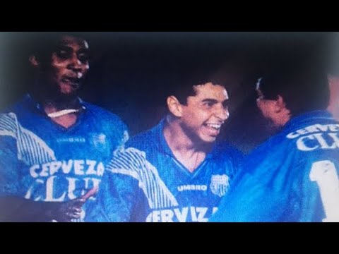 Emelec 4 x 1 Liga de Portoviejo - (Resumen del partido 11 Mayo 1996)