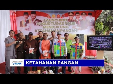 POLRES JEMBER LAUNCHING GUGUS TUGAS POLRI DUKUNG KETAHANAN PANGAN