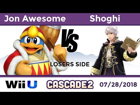 Cascade 2 Singles: Losers Top 12 - Jon Awesome (King Dedede, Captain Falcon) vs Shoghi (Robin, Roy)