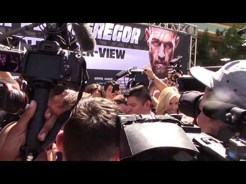 Conor McGregor Makes His Grand Arrival & Then Predicts A Spectacular KO over Mayweather