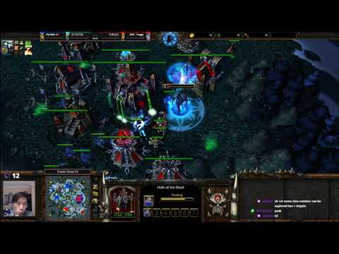 Fly(Orc) XiaoKai (UD) vs Foggy (NE) Cash (Orc)  -WarCraft 3 - Douyu Yule Cup - WC3181