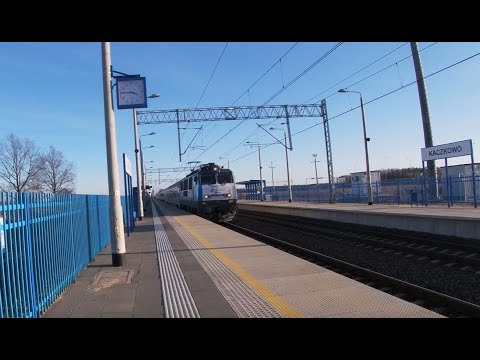 [Kaczkowo] Przelot EP09-018 z IC 3512 Piast 160km/h ⭐4K⭐