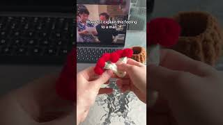 How can I explain this? #flowers #bouquet #crochet