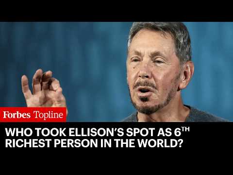 Larry Ellison Drops In World's Richest Rankings—This Is Who Took His Place At #6