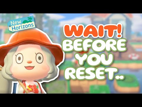 BEFORE You RESET Your Island ⚠️ 5 TIPS! 🌻 | Animal Crossing: New Horizons