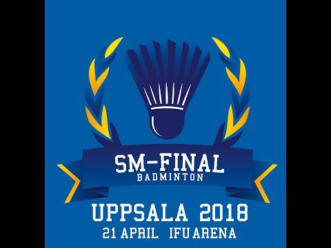 SM final badminton 21 april 2018 IFU Arena Bana 2