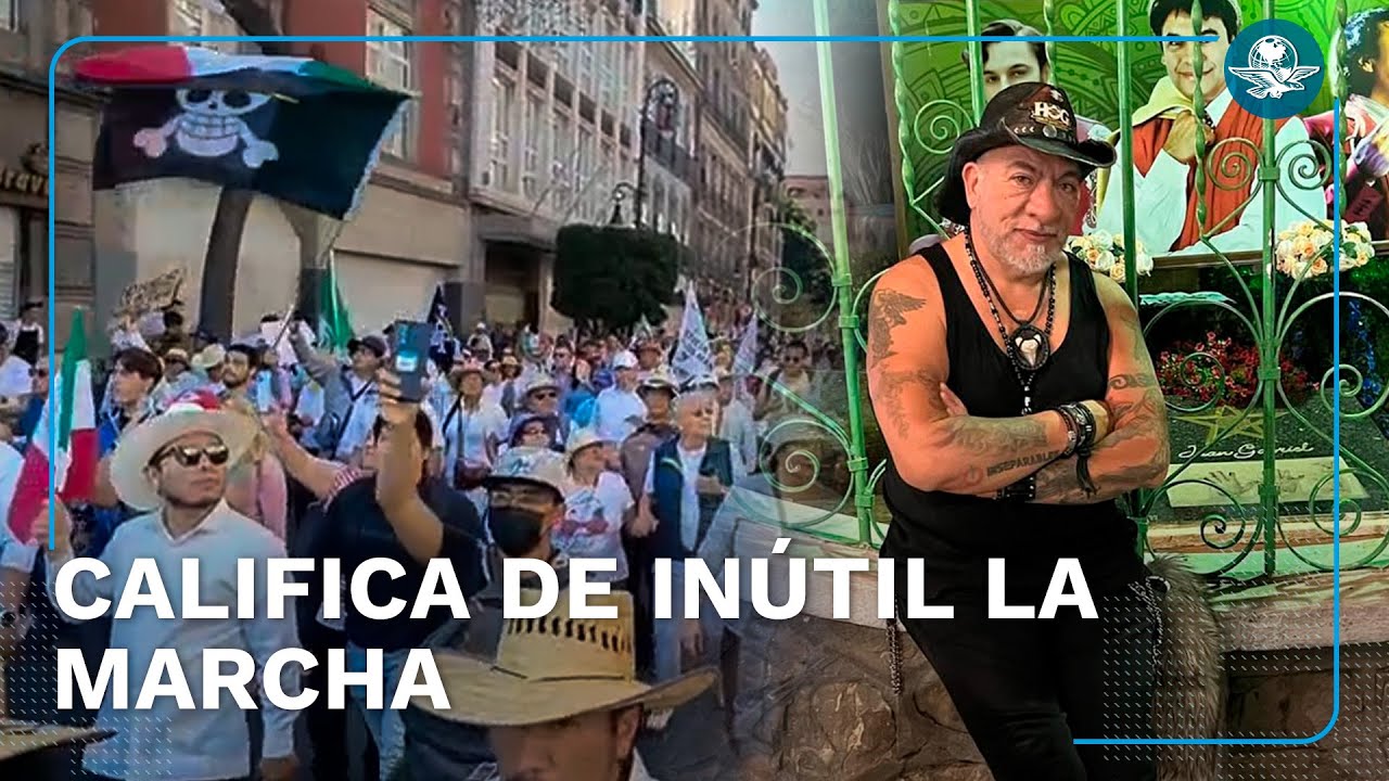 Carlos Trejo califica de inútil la Marcha de la Generación Z