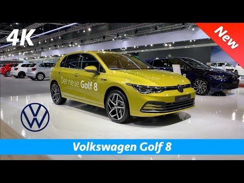 Volkswagen Golf 8 2020 - FIRST quick look in 4K | Style vs Life package interior-exterior and price