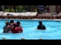 Аэробика в бассейне отеля Фестиваль Ле Жардин,Хургада,Египет. часть-3 
