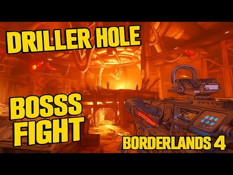Driller Hole - Boss Fight | Borderlands 4 | As Rafa, Walkthrough, Gameplay, No Commentary, 4K