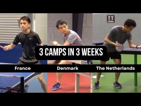 I went to 3 table tennis camps in 3 weeks